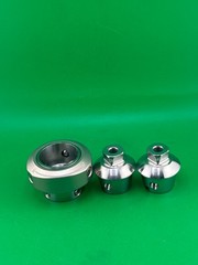 Prosthetic quick change release adapter w/ extra male pyramid insert. New