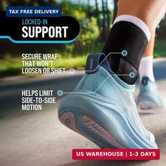 Z ATHLETICS Ankle Brace for Women & Men – Lace Up Adjustable Support with Side S