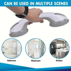 Portable Suction Cup Safety Grab Bar Bathroom Shower Tub Handrail Elderly Handle