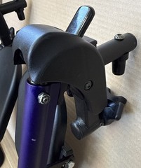 PAIR – Quickie Iris Tilt In Space Manual Wheelchair Elevating Legrest Footrest