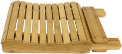 Bamboo Folding Step Stool 12″ Shower Bench, Spa Seat, Foot Rest, Portable Chair