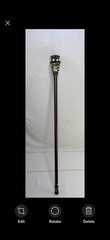 Decorative Steampunk Skull Handle Walking Cane, Top Hat & Goggles, Brown 38in