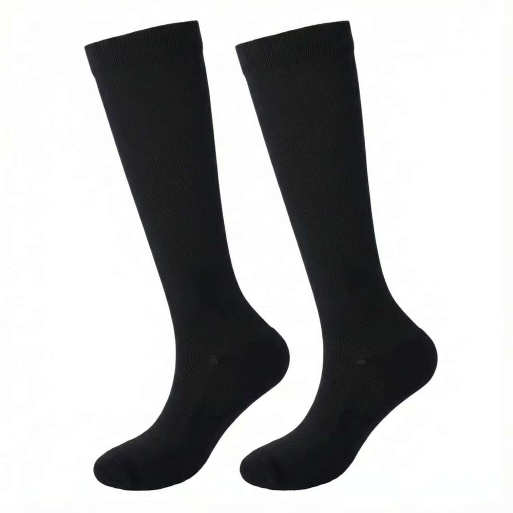Compression Socks Black M(1Pair 20-30 mmHg Men and for Running, Travel flying…
