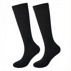 Compression Socks Black M(1Pair 20-30 mmHg Men and for Running, Travel flying…