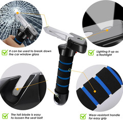 4Pc Mobility Standalone Kit:Car Door Assist Handle for Elderly & Adjustable Stan