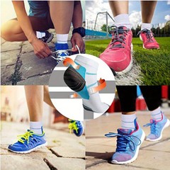Compression Socks Ankle Support Running Sports Anti-Slip Crew Short Stockings