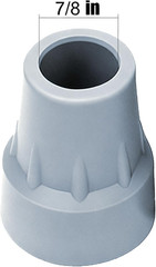 7/8 Inch Rubber Crutch Tips Replacement Cane Tips Heavy Duty Non Slip