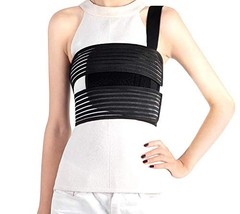 Solmyr Broken Rib Brace, Belt for Men and Medium (Pack of 1), Black