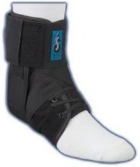 Med Spec ASO X-Large Black Ankle Stabilizer, Adjustable w/ Instructions, 264016