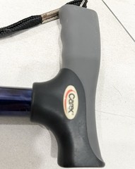 Carex Soft Grip Walking Cane – Height Adjustable Cane With Wrist Strap – Latex