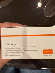 Preowned ELEHEAR Hearing Aid Dryer and Dehumidifier box opened only