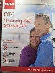 RCA RSH052GYRB OTC Behind-the-Ear Deluxe Hearing Aids Value Bundle Rechargeable