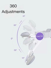 Neck brace prevents head tilting and forward neck posture, supports the cervical