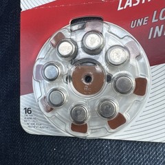 Energizer 312 Size Hearing Aid Batteries – 16 Pack (2 Dial Packs of 8 each)