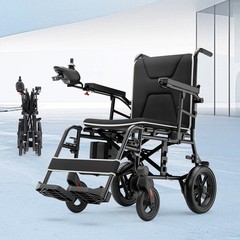 34lbs Ultra-Lightweight Electric Power Wheelchair 500W All Terrain Reverse Mute