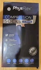Compression Hosiery Or Compression Socks For Men or Women. 4 PAIR. Size L/XL