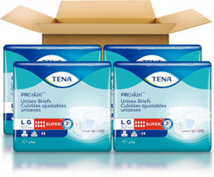 TENA Proskin Incontinence Super Briefs, Adult Diapers, Super Absorbency, Bladder