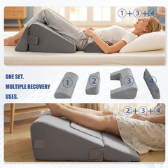 BBL Pillow after Surgery for Sleeping, 4-In-1 Brazilian Butt Lift Recovery Set,