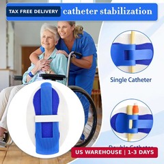 10Pcs Foley Catheter Stabilization Device, Urinary Leg Bag Catheter Tube Holder,