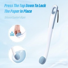 Toilet Aid Clamp Bottom Buddy Wipe Assist Firm Clamp 16.5″ Toilet Wipe Aid