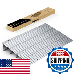 Nilight Door Threshold Ramp 4 Rise Portable Aluminum Wheelchair Door Entry