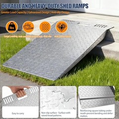 Pack Shed Ramp -9″ x 48“ Shed Ramp for Riding Mower | 1800 lb LBS/Pair 2