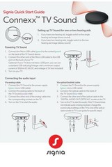 New Next Gen Signia Connexx TV Streamer For Hearing Aids. Replaces Streamline TV