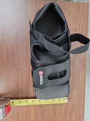 Breg Post-Op Walking Shoe Orthopedic Square Open Toe Size L 12″ sole
