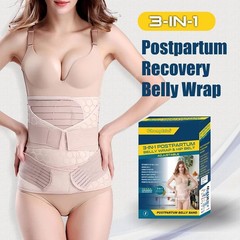 3-in-1 Postpartum Support Belt for Abdominal Recovery & Posture Correction in…