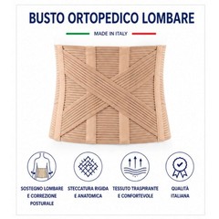 Kefrell Lumbar Orthopedic Back Brace For Low Back Pain Hernia Made in Italy