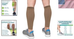 Calf Compression Sleeve for Shin Splints & Varicose Veins – 20-30 mmHg Support