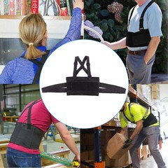 Heavy Duty Weight Lift Lumbar Lower Back Waist Support Belt Brace Suspender Work