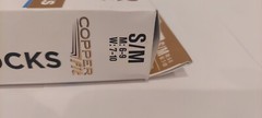 Copper Fit Energy Plus Compression Socks Sz S / M (Men’s 6-9, Women’s 7-10) NEW