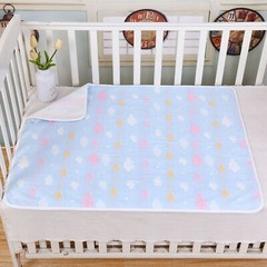 2x Washable Reusable Incontinence Bed Pads Soft Cute Cloud Pee Pads 19.7″x 27.5″