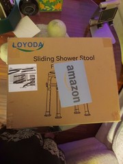Loyoda FSA HSA Eligible Sliding Shower Stool/ Reinforced Crossing