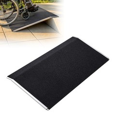 Uimoso Shed Ramp for Doorways 32″ x 15″ Platform Aluminum Ramp 400lbs Load