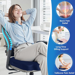 Seat Cushion for Office Chair Memory Foam Non-Slip Desk Seat Cushion