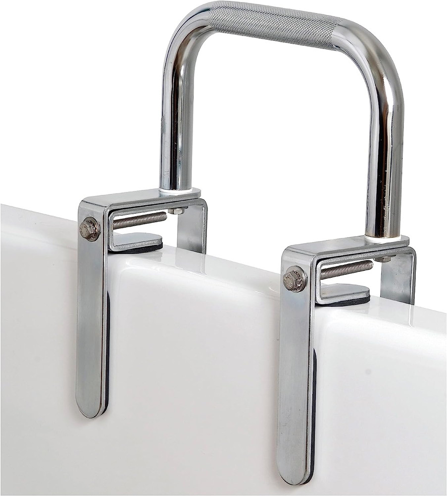 Bathtub Rail with Finish Bathtub Grab Bar Safety Bar for Seniors and Handicap fo