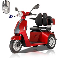 3 Wheels Travel Mobility Scooter 800W 60V 20AH Battery Motor for Adult Elderly