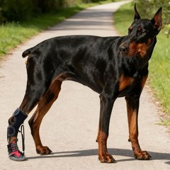No Knuckling Boot Brace for Dog Dragging Paws 1/2Pieces Dog Shoes