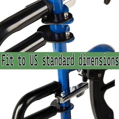ENCAREFOR Wheelchair Elevating Legrests ，Composite Universal, Black