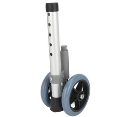 Walker Wheels Flexible Height Replacement Walker Feet Caster with Brake Wheel