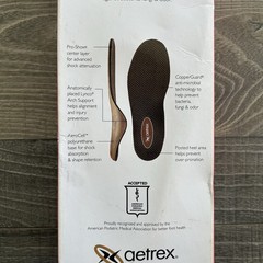 Aetrex L420 Compete Orthotics Insoles Women’s Size 9 Low & Flat Arch