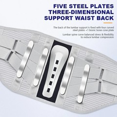 Adjustable Lower Back Brace Lumbar Support Waist Belt For Men Women Pain Relief