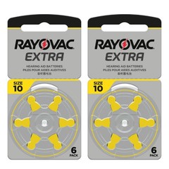 48 pcs A10 10 Size 10 PR70 Rayovac Extra Card 1.5V Zinc Air Hearing Aid Battery
