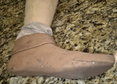 Vintage Prosthetic Leg Kingsley Left Leg Oddity Medical Display Halloween Prop