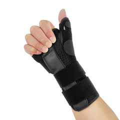 GOBYGO 1Pcs Adjustable Wrist Brace Steel Plate Wrist Brace Carbon Fiber Thumb St