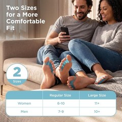 Mind Bodhi Toe Separators/Toe Spacers – For Men and Women – Regular Size – Blue