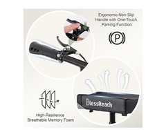 NEW BlessReach Knee Walker/Scooter for Ankle Foot Injury/Surgery Black Foldable