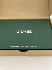 Jiuyee Rechargeable Bluetooth Hearing Aid NIB Pearl White Medical Technology